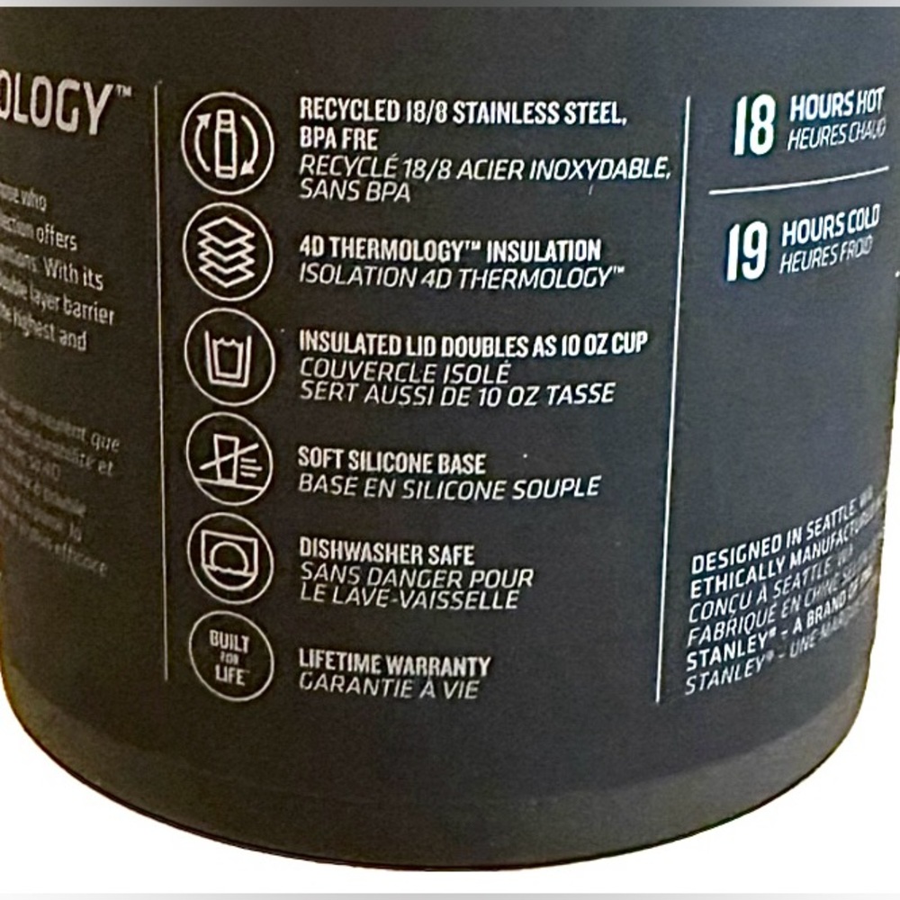 Stanley FORGE THERMAL FOOD JAR Black and Silver - Picture 3 of 6